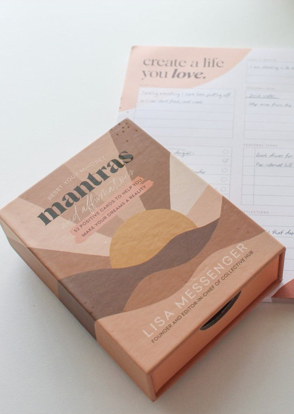 Reset Your Mindset Mantras & Affirmations Box Card Set